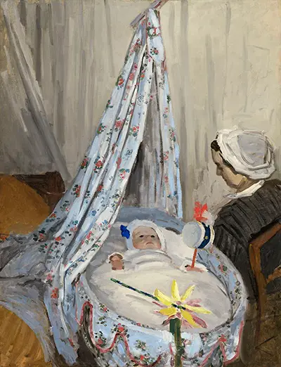 Jean Monet in his Cradle Claude Monet